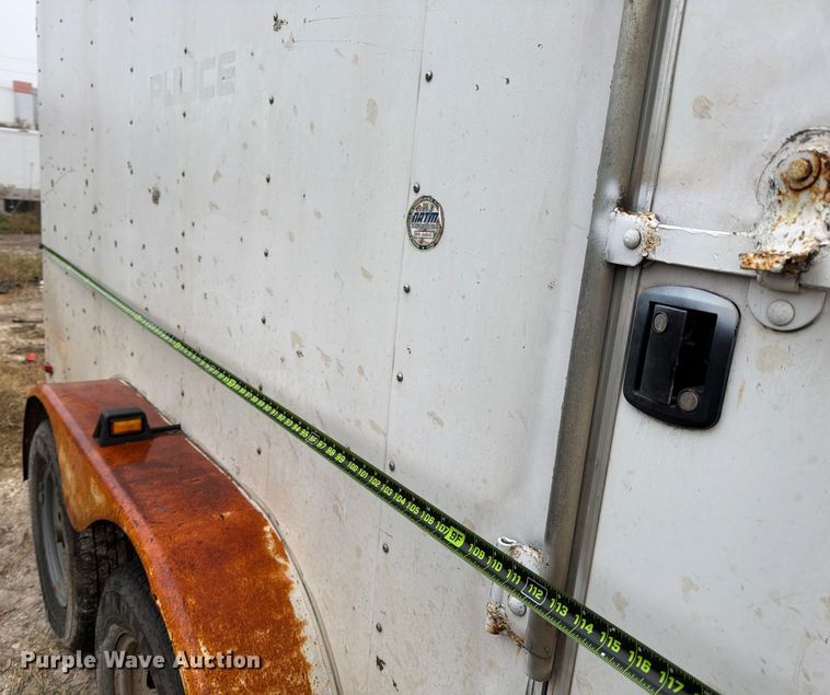 image for item ED5042 2016 Lark United VT714TA enclosed cargo trailer