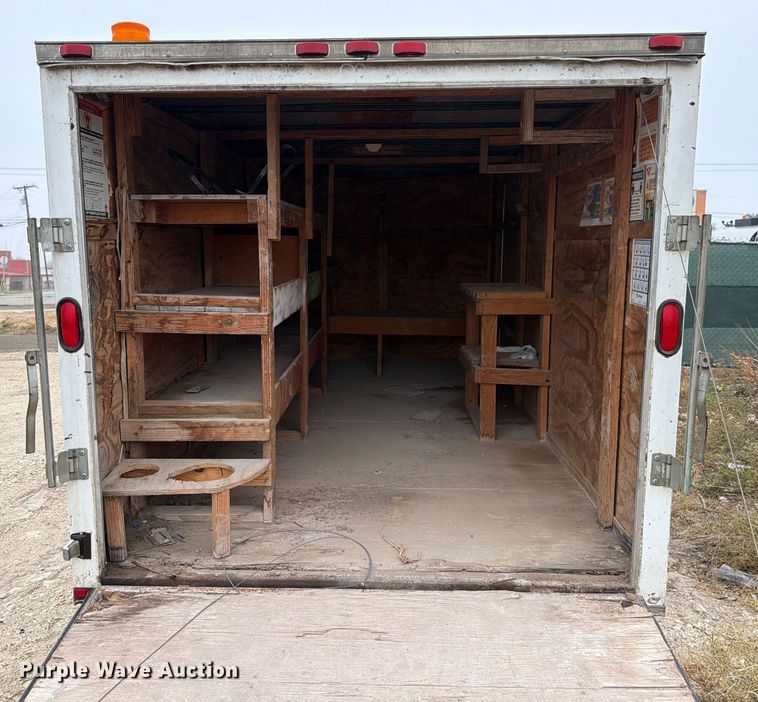 image for item ED5042 2016 Lark United VT714TA enclosed cargo trailer