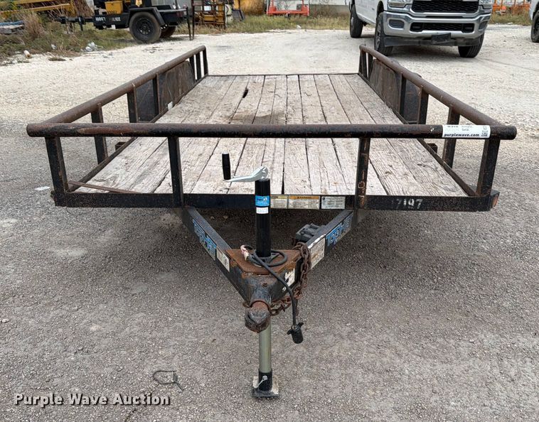 image for item ED5043 2017 Top Hat Industries EP16X6.5-6E-C utility trailer