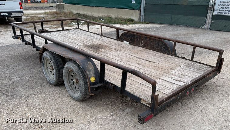 image for item ED5043 2017 Top Hat Industries EP16X6.5-6E-C utility trailer