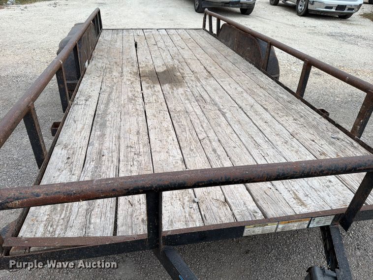 image for item ED5043 2017 Top Hat Industries EP16X6.5-6E-C utility trailer