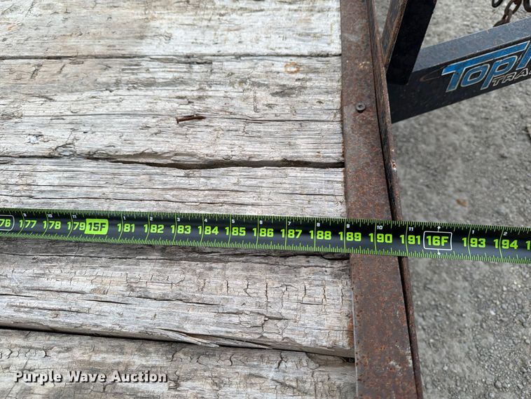 image for item ED5043 2017 Top Hat Industries EP16X6.5-6E-C utility trailer