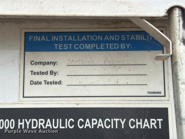 image for item ED5086 2015 Ford F750 Super Duty utility / service truck