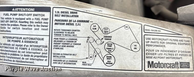 image for item ED5098 1999 Ford F350 Super Duty XLT Ext. Cab pickup truck