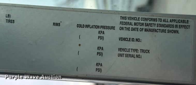 image for item ED5099 2003 Ford E450 delivery truck