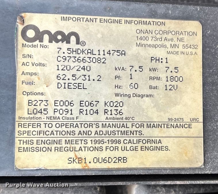 image for item ED5113 1998 GMC delivery van