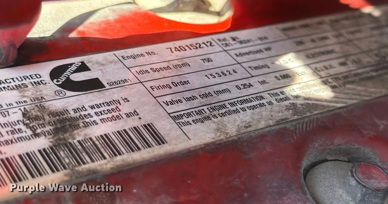 image for item ED5118 2017 Freightliner M2 box truck