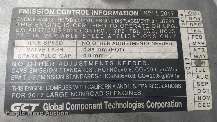 image for item EE5132 2017 UniCarriers CFS40 forklift
