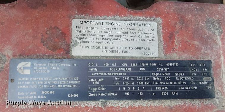 image for item EE5147 2009 Taylor TXH400L forklift