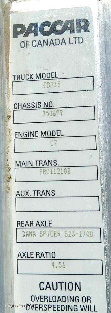 image for item EE5149 2007 Peterbilt 335 utility / service truck