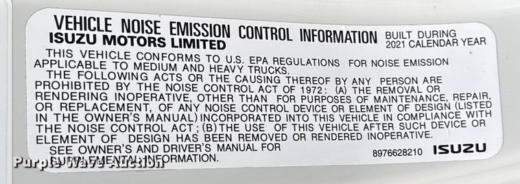 image for item EG1828 2022 Isuzu NRR rollback truck