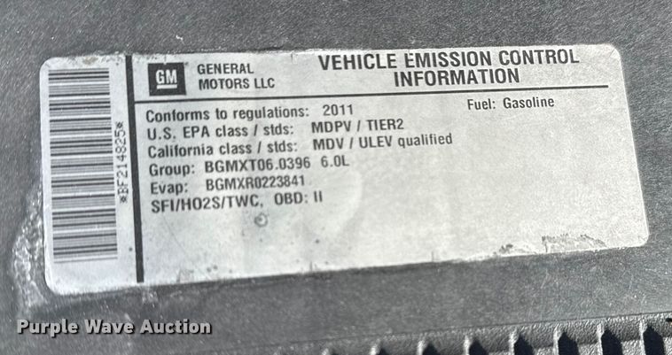 image for item EG1857 2011 Chevrolet 2500HD Crew Cab pickup truck