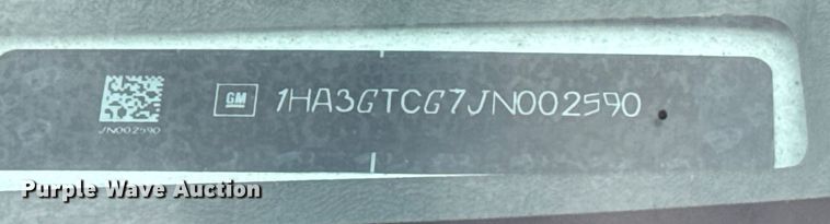 image for item EG2009 2018 Chevrolet Express box truck