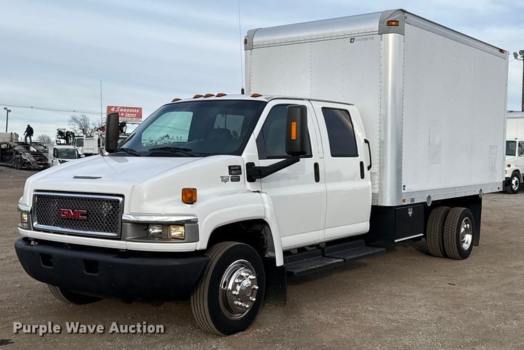 image for item EG2011 2009 GMC C5500 Crew Cab box truck