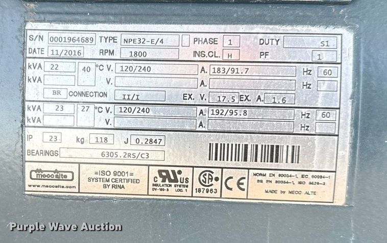 image for item EG2026 2017 Winnebago mobile medical unit