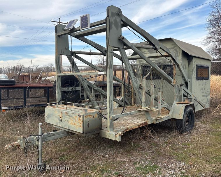 image for item EG8336 New Heights mobile deer blind trailer