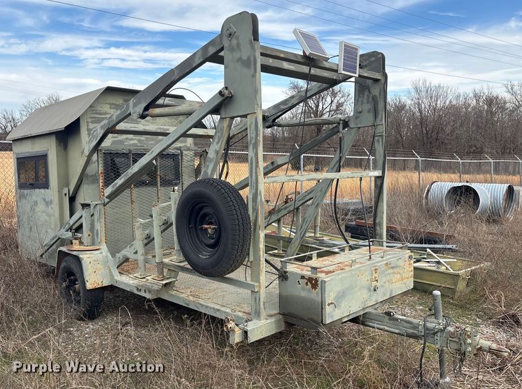 image for item EG8336 New Heights mobile deer blind trailer