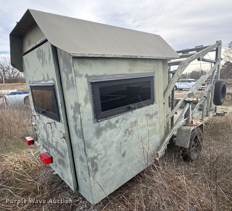 image for item EG8336 New Heights mobile deer blind trailer