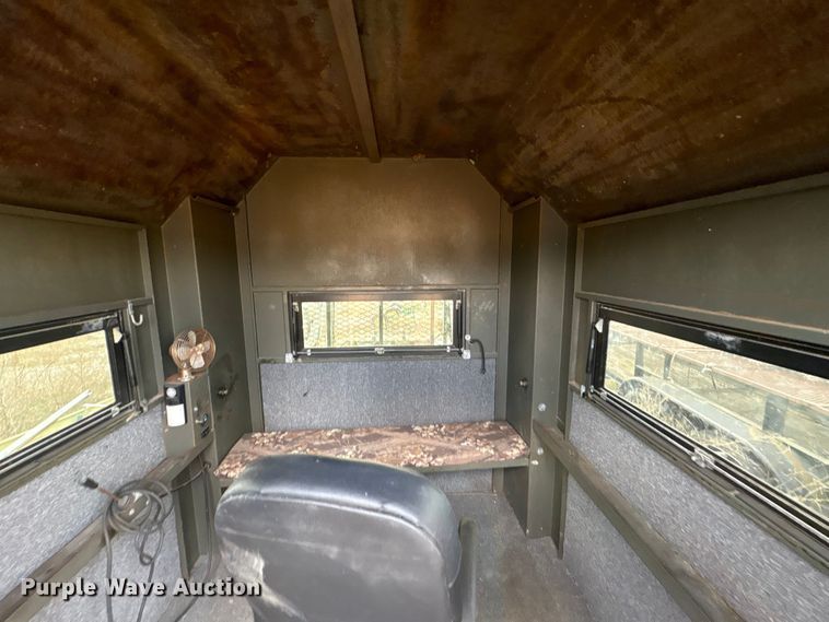 image for item EG8336 New Heights mobile deer blind trailer