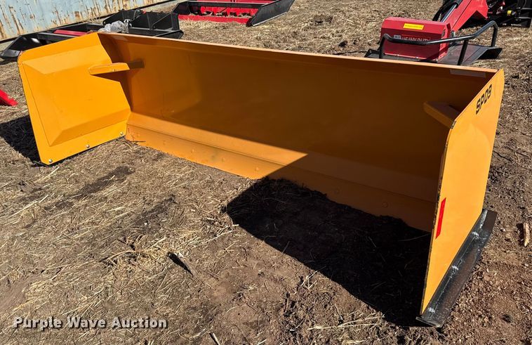 image for item EN0261 Industias America SP09 skid steer snow pusher