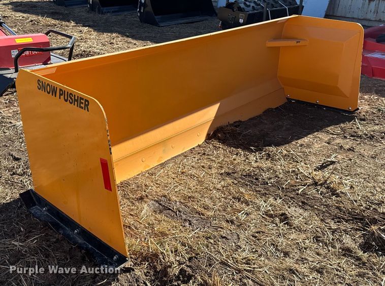 image for item EN0261 Industias America SP09 skid steer snow pusher