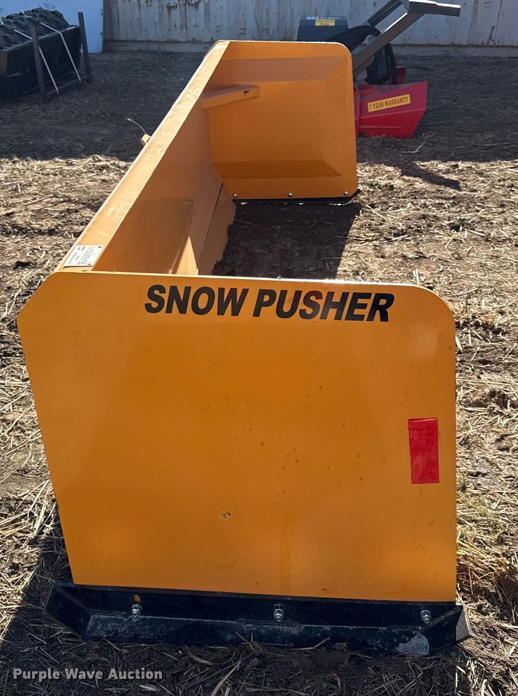 image for item EN0261 Industias America SP09 skid steer snow pusher