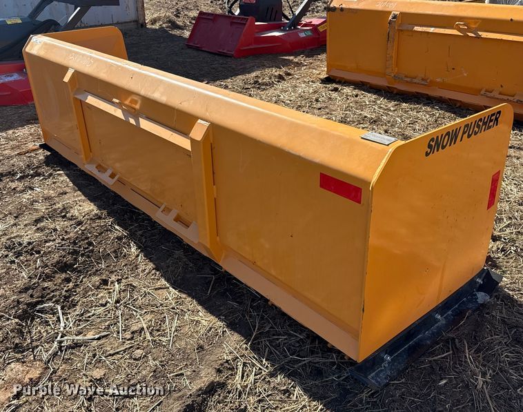 image for item EN0261 Industias America SP09 skid steer snow pusher