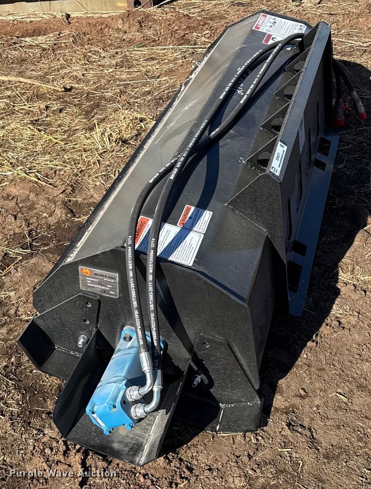 image for item EN0271 2025 Mower King skid steer tiller