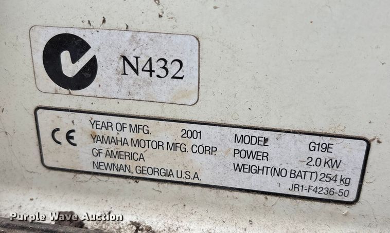 image for item EN5916 Yamaha G19E golf cart