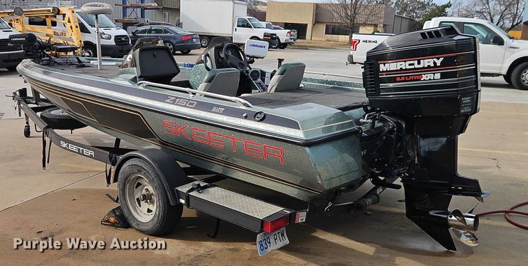 image for item EO4922 1993 Skeeter Z150 boat