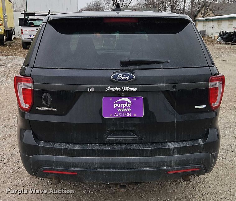 image for item EO4933 2017 Ford Explorer Police Interceptor SUV