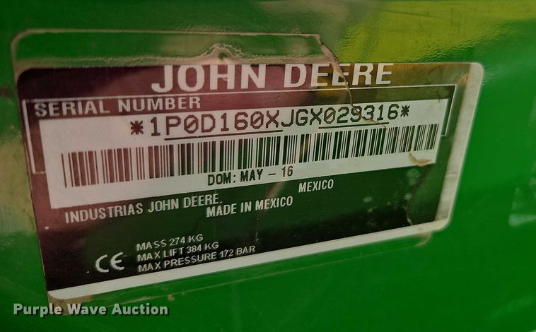 image for item EO4937 John Deere 3038E MFWD tractor