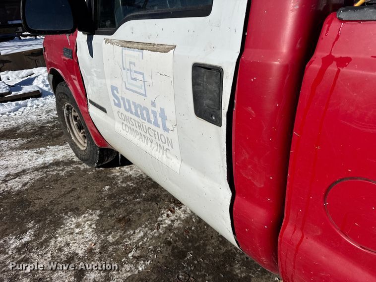 image for item ER0398 2002 Ford F250 Super Duty pickup truck