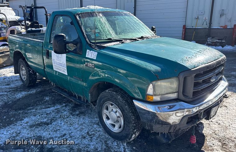 image for item ER0399 2002 Ford F350 Super Duty pickup truck