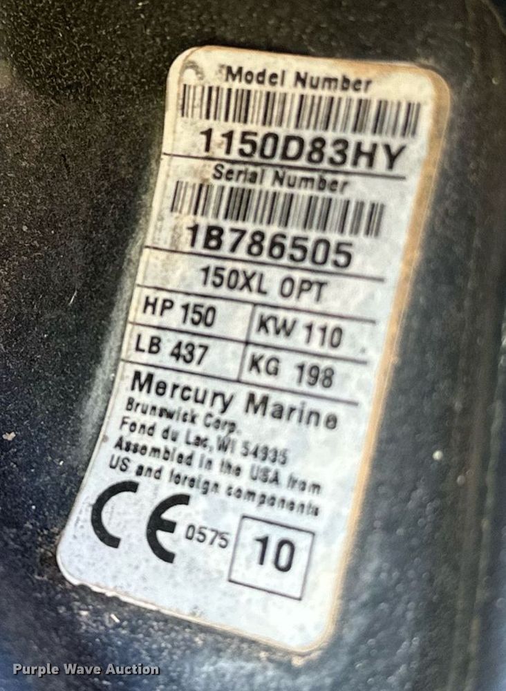 image for item ER4797 2010 Sea Ark 2072 V-Pro boat