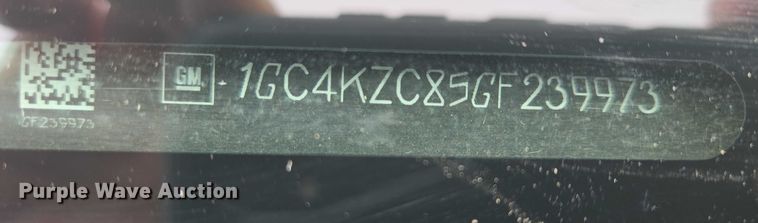 image for item ES2828 2016 Chevrolet Silverado 3500HD Crew Cab pickup truck