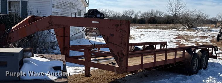 image for item ES5747 Shop Built flatbed trailer