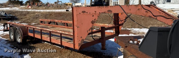 image for item ES5747 Shop Built flatbed trailer