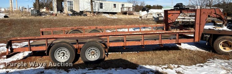 image for item ES5747 Shop Built flatbed trailer