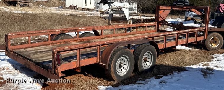 image for item ES5747 Shop Built flatbed trailer