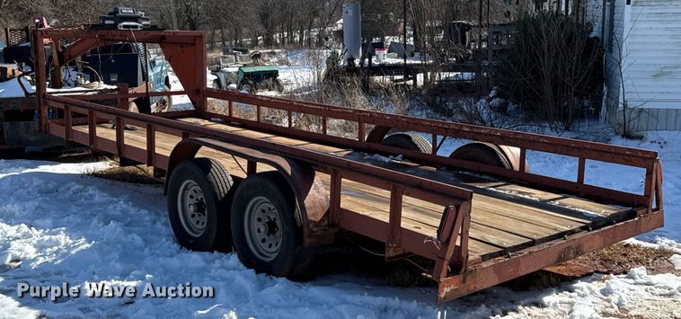 image for item ES5747 Shop Built flatbed trailer