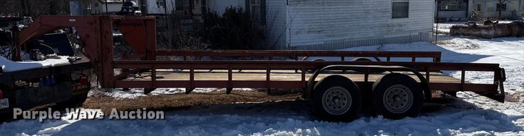 image for item ES5747 Shop Built flatbed trailer