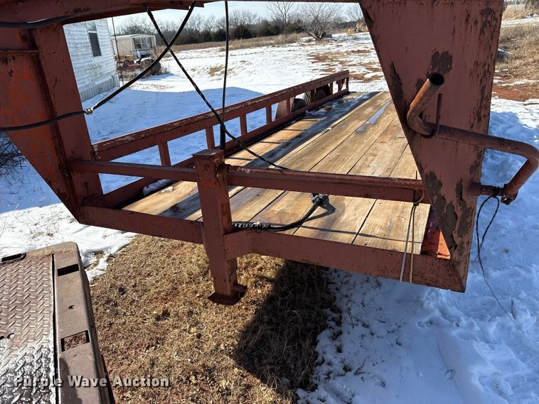 image for item ES5747 Shop Built flatbed trailer