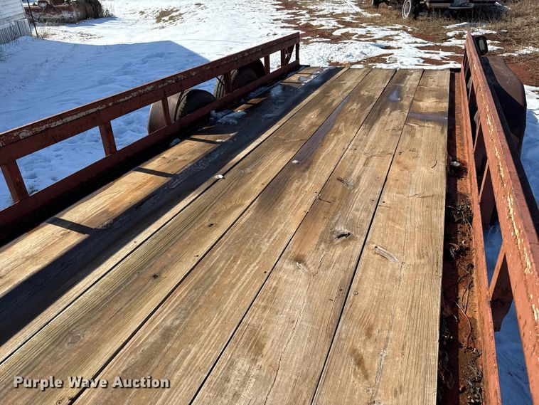 image for item ES5747 Shop Built flatbed trailer