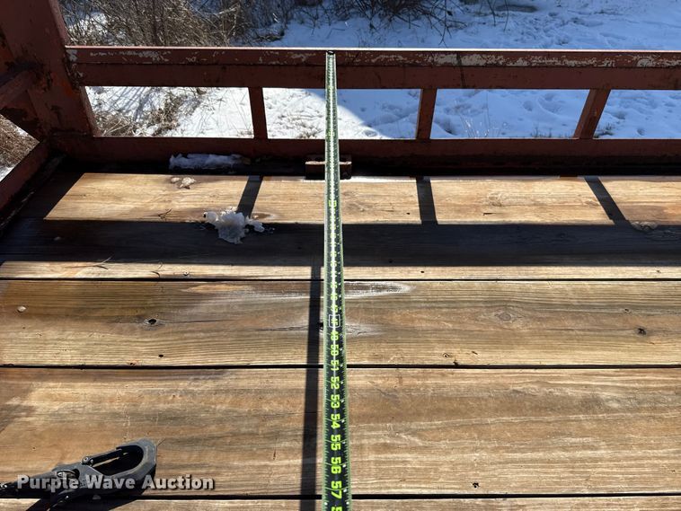 image for item ES5747 Shop Built flatbed trailer