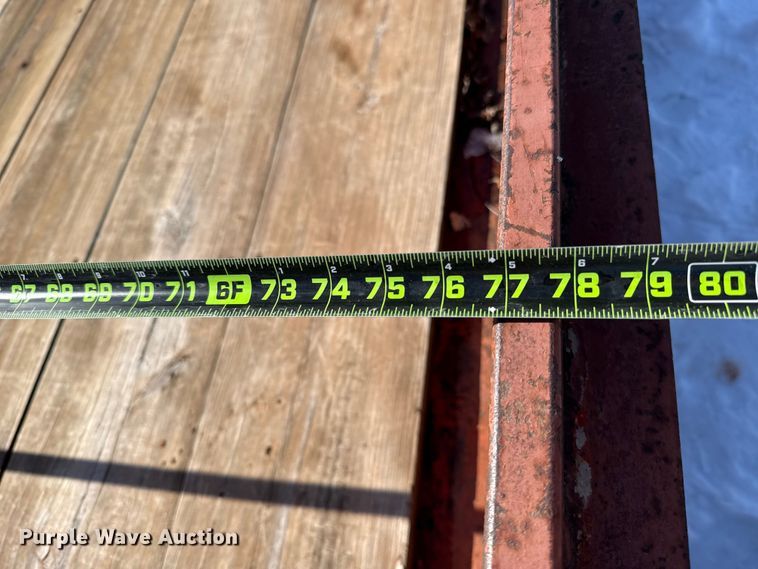 image for item ES5747 Shop Built flatbed trailer