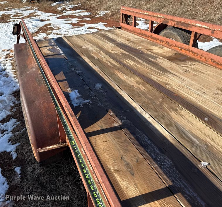 image for item ES5747 Shop Built flatbed trailer