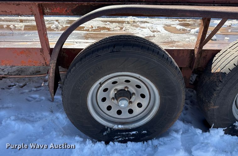 image for item ES5747 Shop Built flatbed trailer