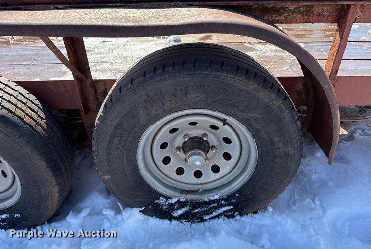 image for item ES5747 Shop Built flatbed trailer