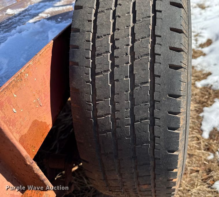 image for item ES5747 Shop Built flatbed trailer